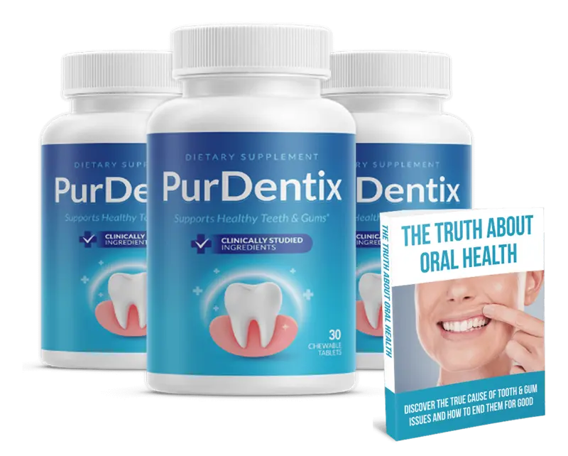 3 Bottles of PurDentix Oral Probiotic Supplement